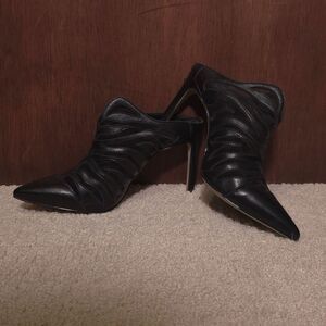 Matisse Black Slip On Heels